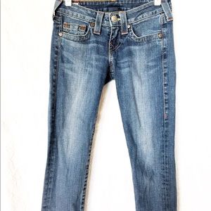 True Religion Liszt fit Crop Jeans. Size 25